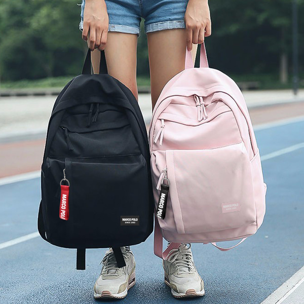 MP3210 지퍼방수백팩+정품키링 중학생 고등학생 가방